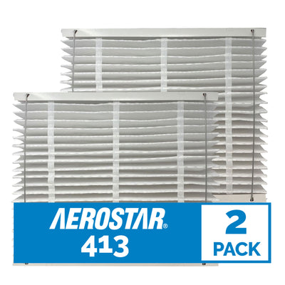 Aerostar 16x28x4 Replacement Whole House Filter for Aprilaire 413 Air Systems with Collapsible Design