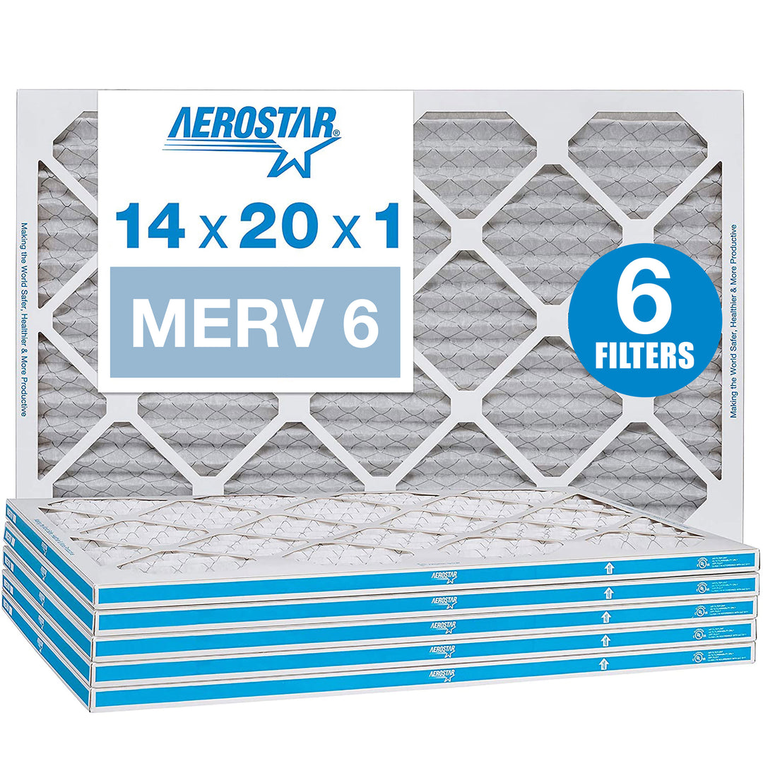 Aerostar 14x20x1 AC and Furnace Air Filter Factory Direct Filters